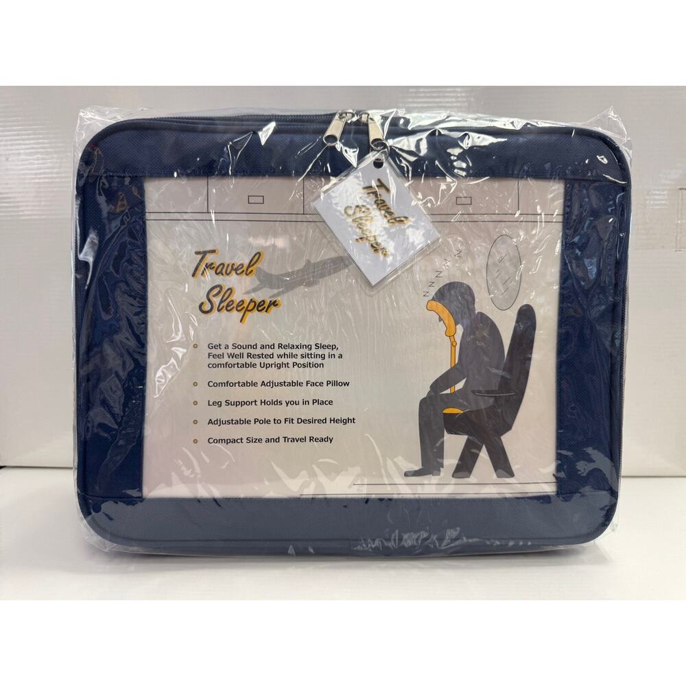 Travel Sleeper Face Pillow with Adjustable Pole -NEW